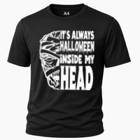 Its Always Halloween Inside My Head Zombie Cooling Performance Crew T-Shirt