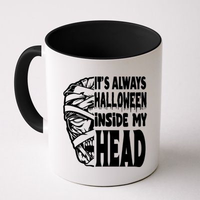 Its Always Halloween Inside My Head Zombie Mug