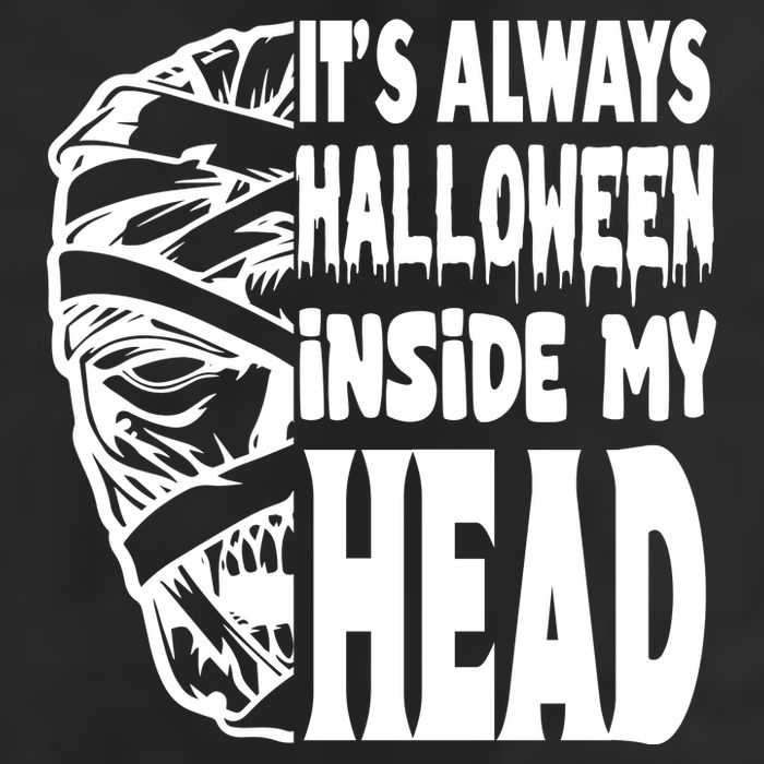 Its Always Halloween Inside My Head Zombie Golf Towel