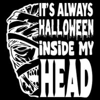 Its Always Halloween Inside My Head Zombie Wool Snapback Cap