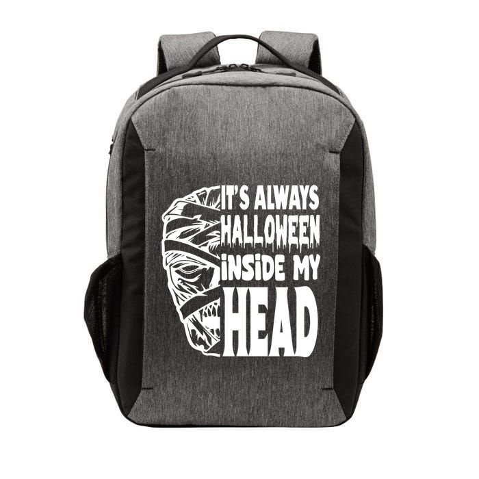 Its Always Halloween Inside My Head Zombie Vector Backpack
