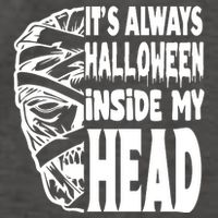 Its Always Halloween Inside My Head Zombie Vector Backpack