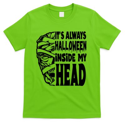 Its Always Halloween Inside My Head Zombie T-Shirt