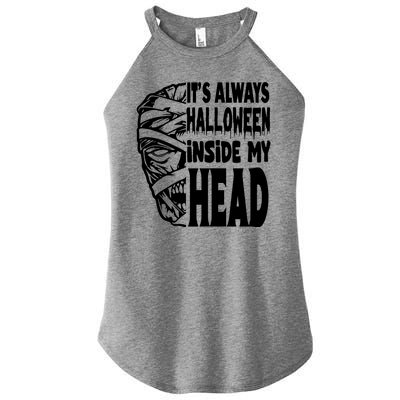 Its Always Halloween Inside My Head Zombie Women’s Perfect Tri Rocker Tank