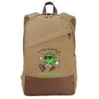 IM A Happy Go Lucky Ray Of Fucking Sunshine With Sunglasses Cotton Canvas Backpack