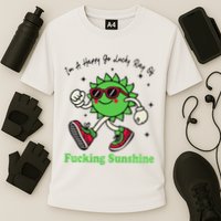 IM A Happy Go Lucky Ray Of Fucking Sunshine With Sunglasses Cooling Performance Crew T-Shirt