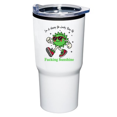 IM A Happy Go Lucky Ray Of Fucking Sunshine With Sunglasses Tumbler