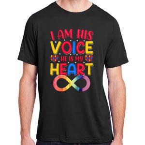 I Am His Voice He Is My Heart Adult ChromaSoft Performance T-Shirt