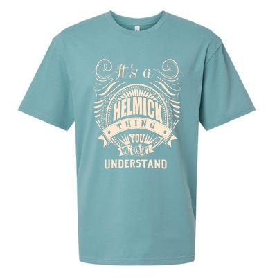 It's A HELMICK Thing Gifts Sueded Cloud Jersey T-Shirt