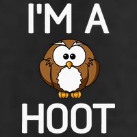 Im A Hoot Owl Pun Funny Jokes Sarcastic Sayings Adult Drive Performance Visor