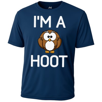 Im A Hoot Owl Pun Funny Jokes Sarcastic Sayings Performance Shirt