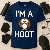 Im A Hoot Owl Pun Funny Jokes Sarcastic Sayings Cooling Performance Crew T-Shirt
