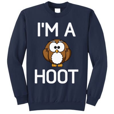 Im A Hoot Owl Pun Funny Jokes Sarcastic Sayings Sweatshirt