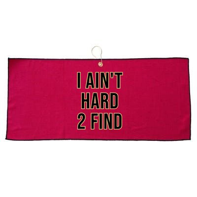 I AinT Hard 2 Find Large Microfiber Waffle Golf Towel