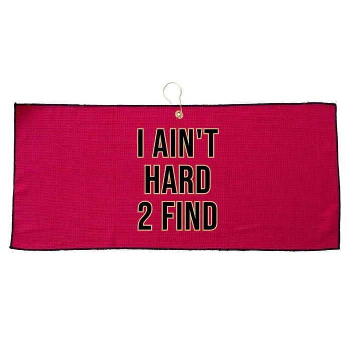 I AinT Hard 2 Find Large Microfiber Waffle Golf Towel