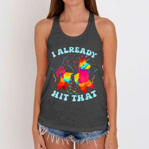 I Already Hit That Women's Knotted Racerback Tank