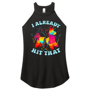 I Already Hit That Women's Perfect Tri Rocker Tank