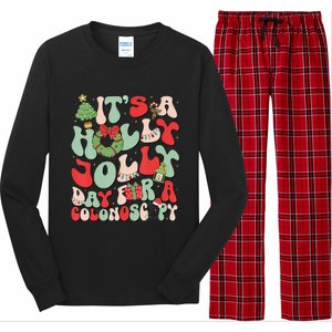 ItS A Holly Xmas Day For A Colonoscopy Christmas Matching Long Sleeve Pajama Set