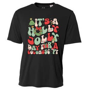 ItS A Holly Xmas Day For A Colonoscopy Christmas Cooling Performance Crew T-Shirt