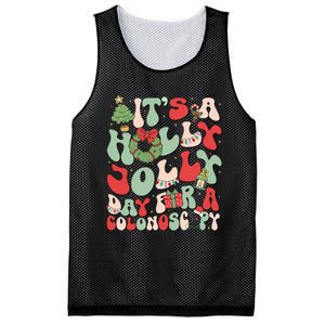 ItS A Holly Xmas Day For A Colonoscopy Christmas Mesh Reversible Basketball Jersey Tank