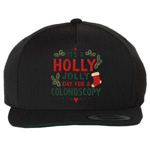 ItS A Holly Xmas Jolly Day For A Colonoscopy Wool Snapback Cap