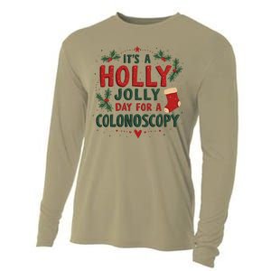 ItS A Holly Xmas Jolly Day For A Colonoscopy Cooling Performance Long Sleeve Crew