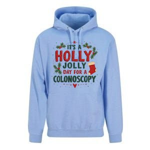 ItS A Holly Xmas Jolly Day For A Colonoscopy Unisex Surf Hoodie