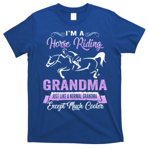 I'm A Horse Riding Grandma Derby Horse Racing Derby Day Funny Gift T-Shirt