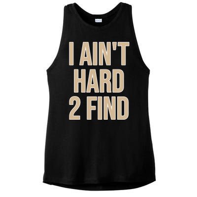 I Aint Hard 2 Find Buffaloes Football Ladies PosiCharge Tri-Blend Wicking Tank