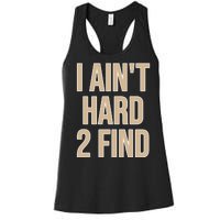 I Aint Hard 2 Find Buffaloes Football Women's Racerback Tank