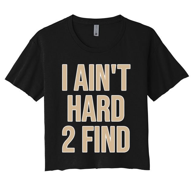 I Aint Hard 2 Find Buffaloes Football Crop Top