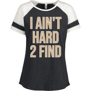 I Aint Hard 2 Find Buffaloes Football Enza Ladies Jersey Colorblock Tee