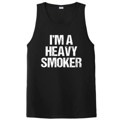 I'm A Heavy Smoker Bbq Grill Barbecue Meaningful Gift PosiCharge Competitor Tank