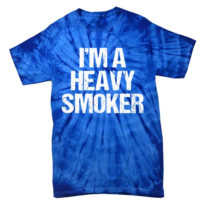 I'm A Heavy Smoker Bbq Grill Barbecue Meaningful Gift Tie-Dye T-Shirt