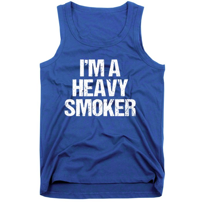 I'm A Heavy Smoker Bbq Grill Barbecue Meaningful Gift Tank Top