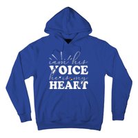 I Am His Voice He Is My Heart Autism Awareness Hoodie