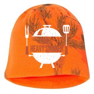 I'm A Heavy Smoker Bbq Grill Barbecue Gift Kati - Camo Knit Beanie