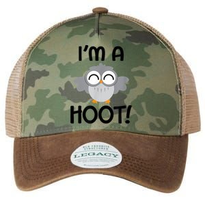 I'm A Hoot! Happy Little Owl Pun Legacy Tie Dye Trucker Hat