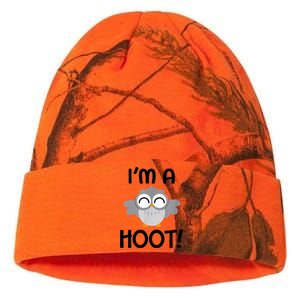 I'm A Hoot! Happy Little Owl Pun Kati Licensed 12" Camo Beanie