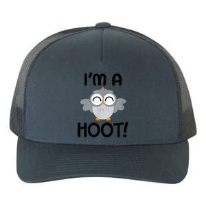 I'm A Hoot! Happy Little Owl Pun Yupoong Adult 5-Panel Trucker Hat