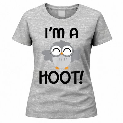 I'm A Hoot! Happy Little Owl Pun Women's T-Shirt