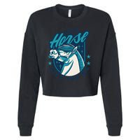 It's A Horse Life For Me Cropped Pullover Crew