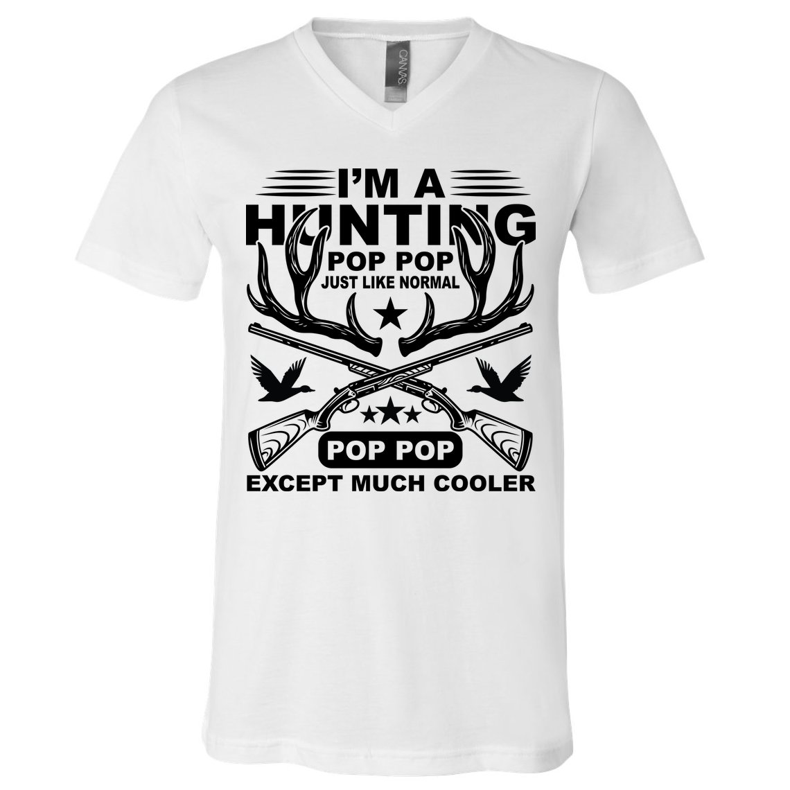 I'm A Hunting T V-Neck T-Shirt