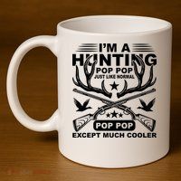 I'm A Hunting T 11oz C Handle Ceramic Mug