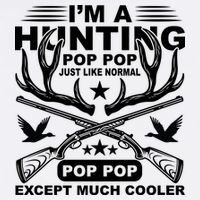 I'm A Hunting T Short Acrylic Beanie