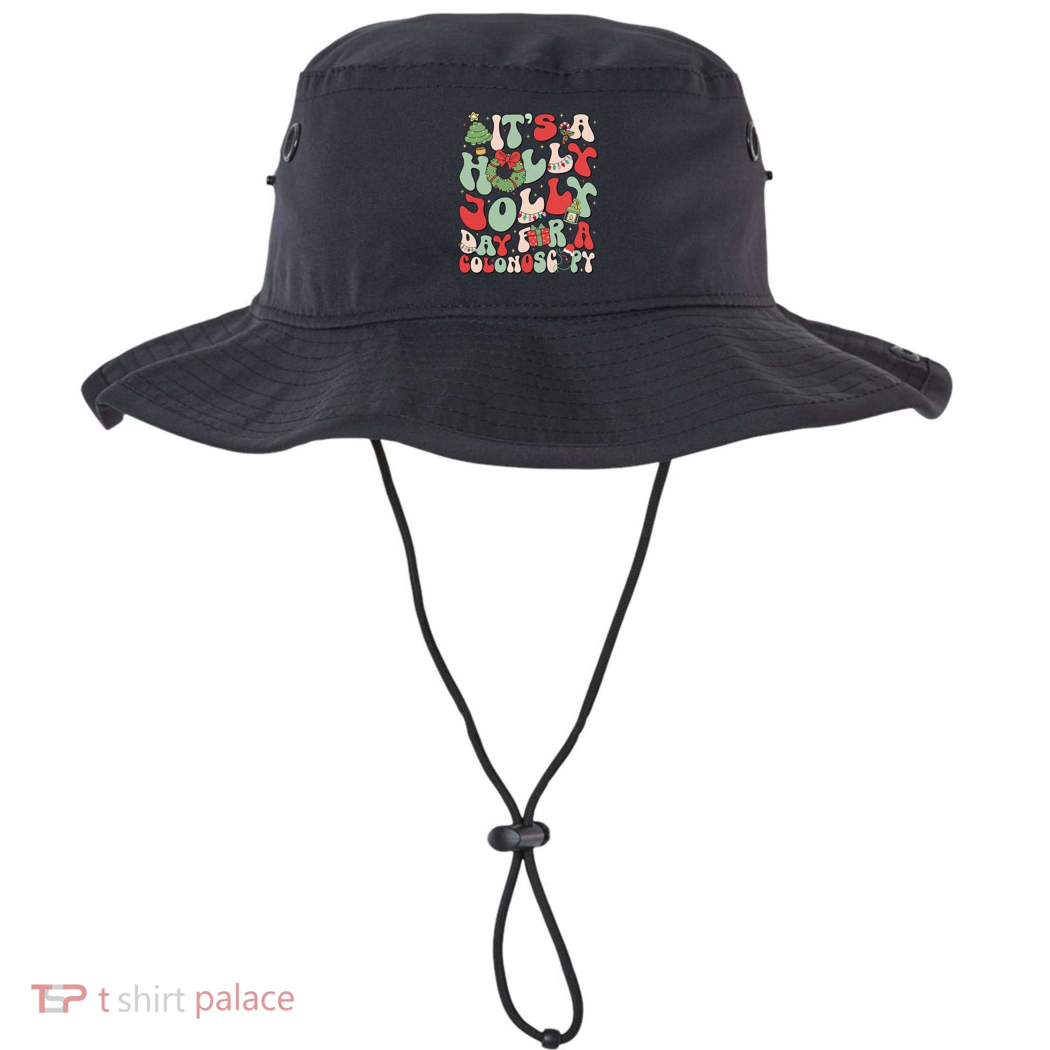 ItS A Holly Xmas Day For A Colonoscopy Christmas Bucket Hat