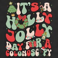 ItS A Holly Xmas Day For A Colonoscopy Christmas 11oz C Handle Ceramic Mug