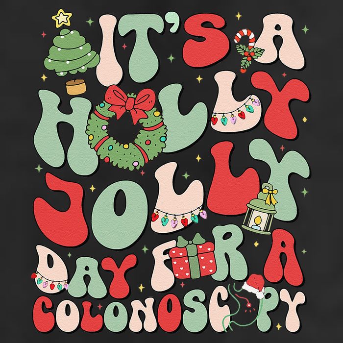 ItS A Holly Xmas Day For A Colonoscopy Christmas 11oz C Handle Ceramic Mug