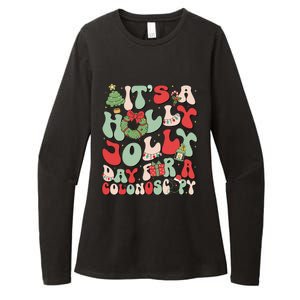 ItS A Holly Xmas Day For A Colonoscopy Christmas Womens CVC Long Sleeve Shirt