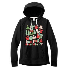 ItS A Holly Xmas Day For A Colonoscopy Christmas Women's Fleece Hoodie